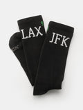 Palm Street JFK × LAX Socks — Drop 001